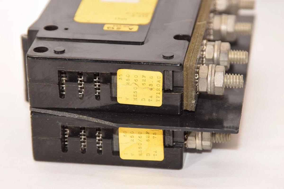 (NEW) AIRPAX 219-2-23347-2 35/60A 250V 2 Pole Circuit Breaker