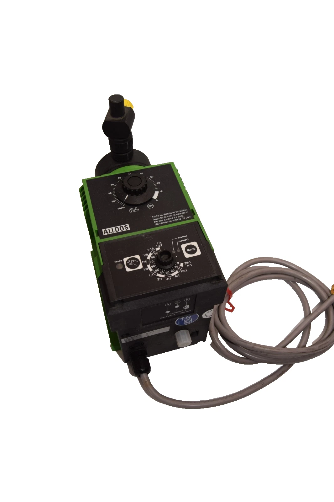 Used Alldos Eichler Gmbh 208-1.0 D54R24E20 0.32gph 145psi Metering Pump