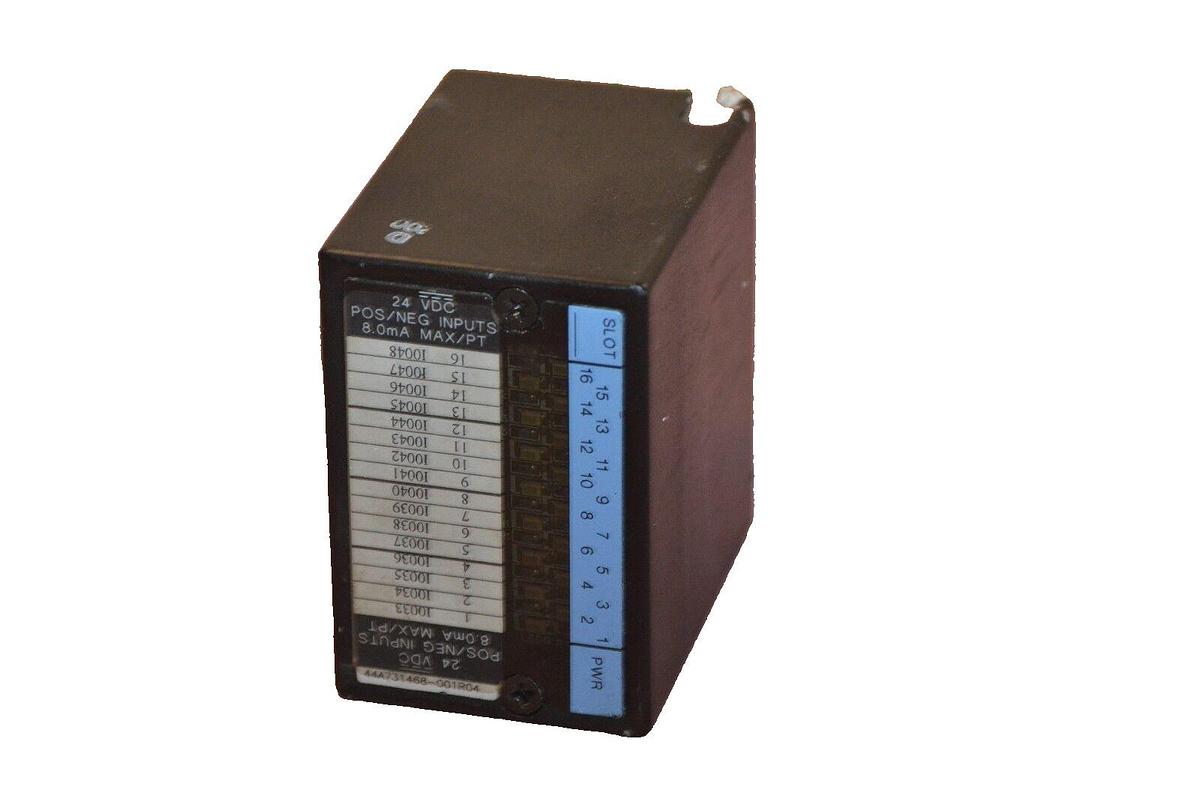 Used GENERAL ELECTRIC POS / NEG INPUT MODULE 16 PT 24 VDC IC670MDL640J