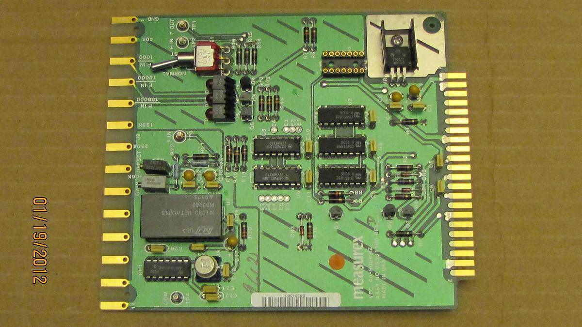 Used Measurex Circuit Board Card 05331100 REV.D REV D