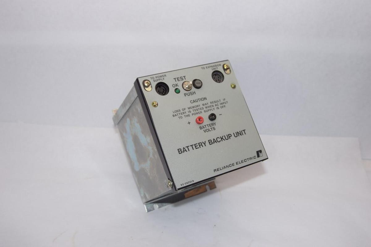 Used RELIANCE ELECTRIC 610293-5A Battery Backup Unit *No Battery*