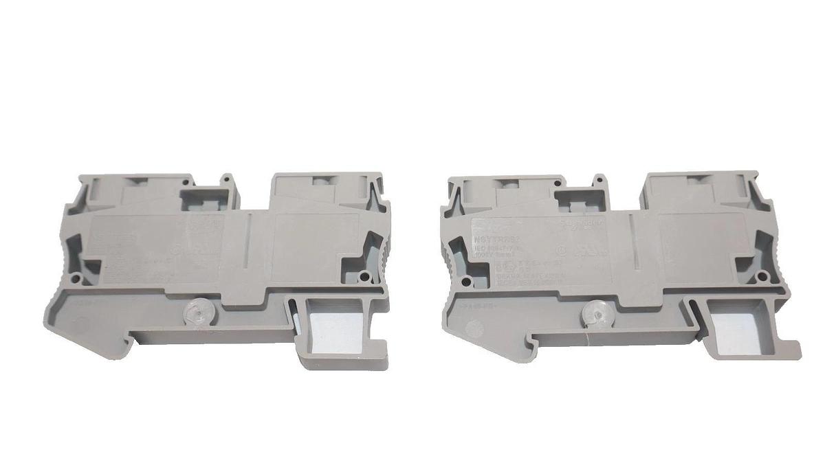 Schneider Electric Spring Terminal, Feed Through NSYTRR62 Grey (New - Lot of 44)