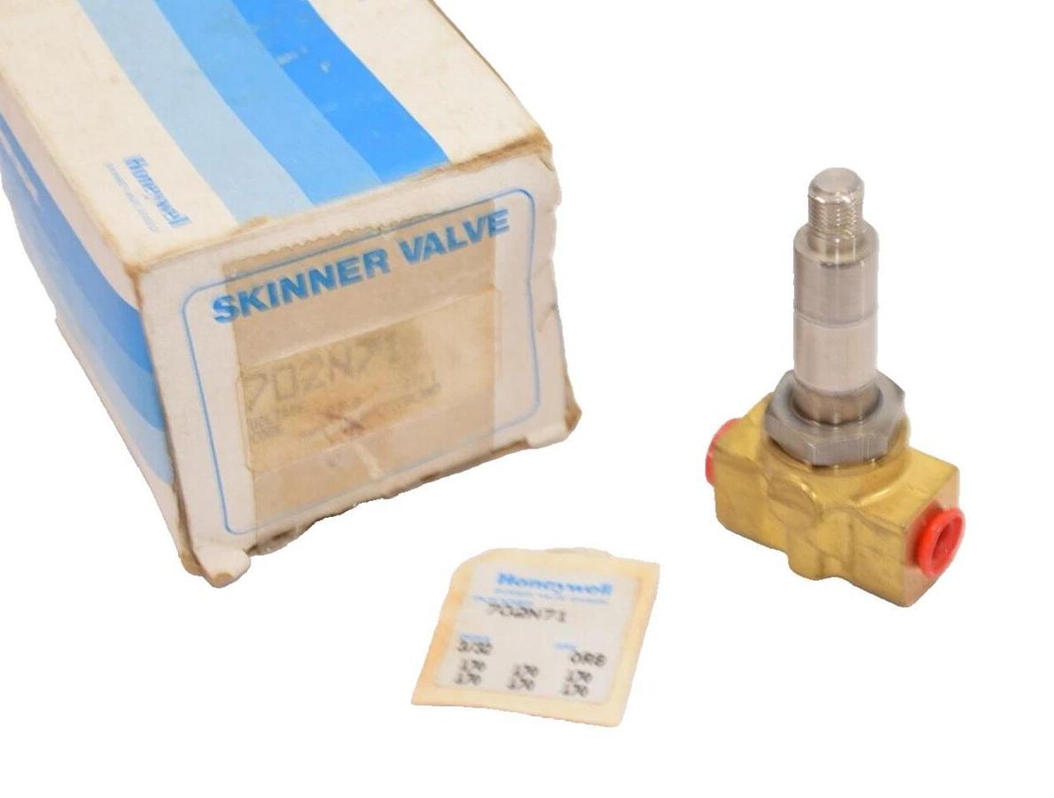 (NEW) HONEYWELL / SKINNER 702N71 3/32" Orifice Valve