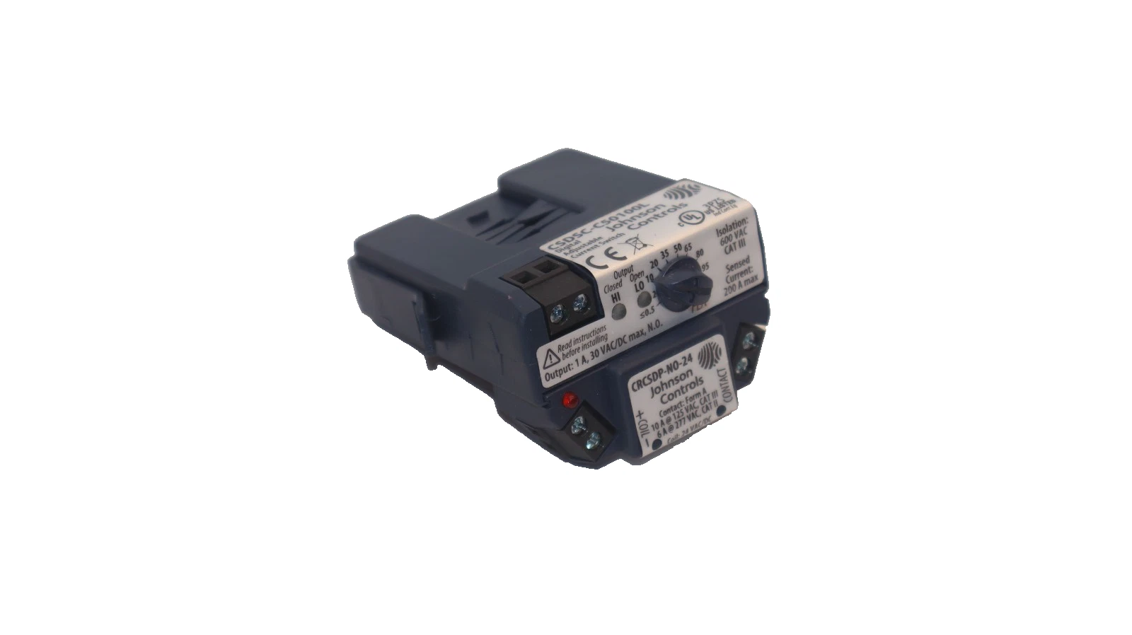 Used JOHNSON CONTROLS CRCSDP-N0-24 , CRCSDPN024 24V Coil 200A Current Relay Switch