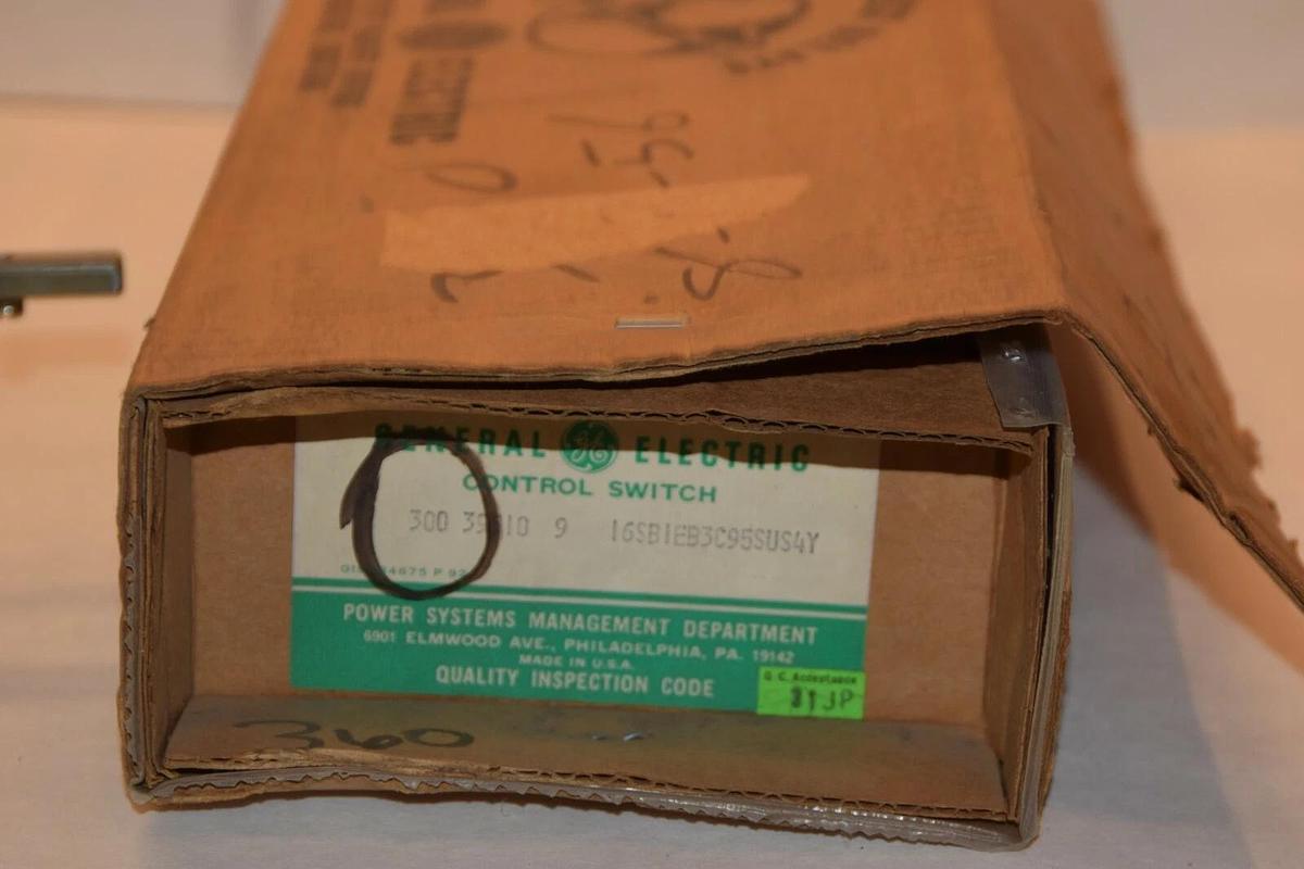 NEW GENERAL ELECTRIC 16SB1EB3C95SUS4Y TYPE SB-1 CAM SWITCH
