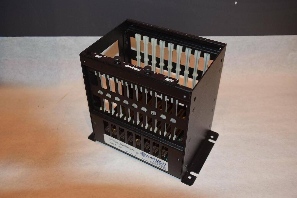 (New) ZIATECH ZT 200-09WP0F0-A ZT 200 9 slot rack