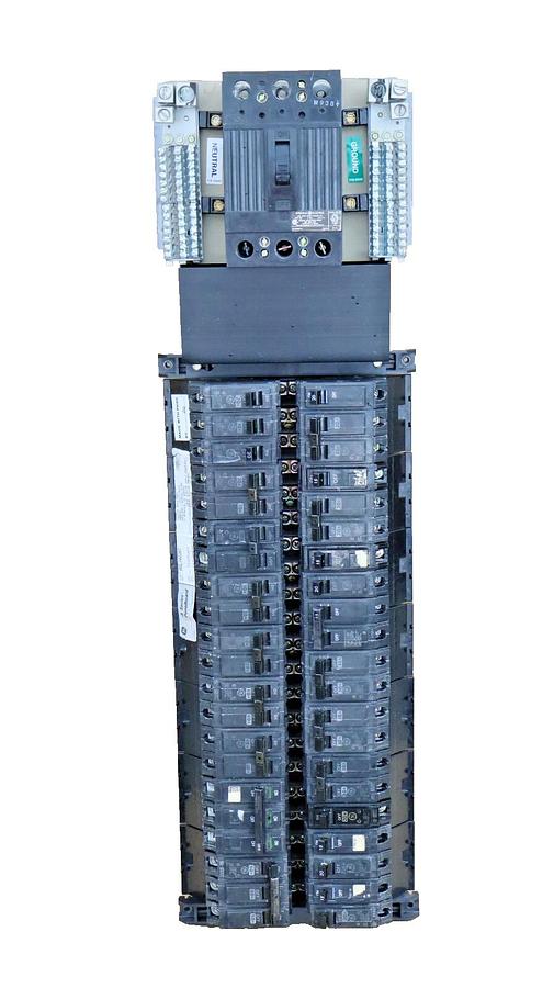 Used General Electric 225A GE A Series Panelboard Interior AQL3422AT 208y/120 3ph 4w