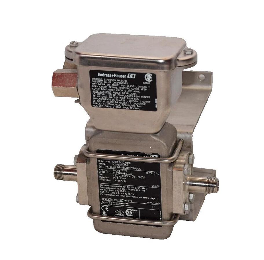 Used ENDRESS + HAUSER 53H02-2CA8/0 53H022CA80 Promag H Flowmeter