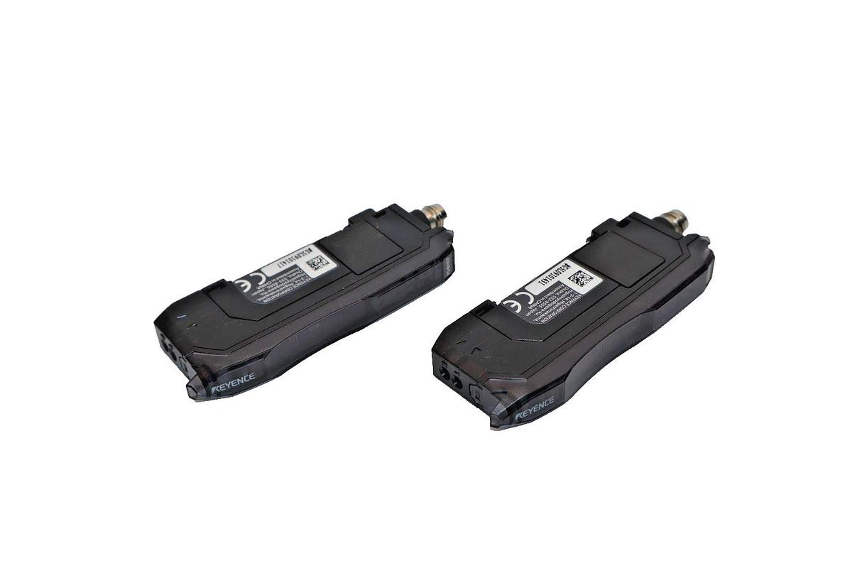 Used Keyence Digital Fiber Optic Sensor FS-N11CP , FSN11CP  (Lot of 2)