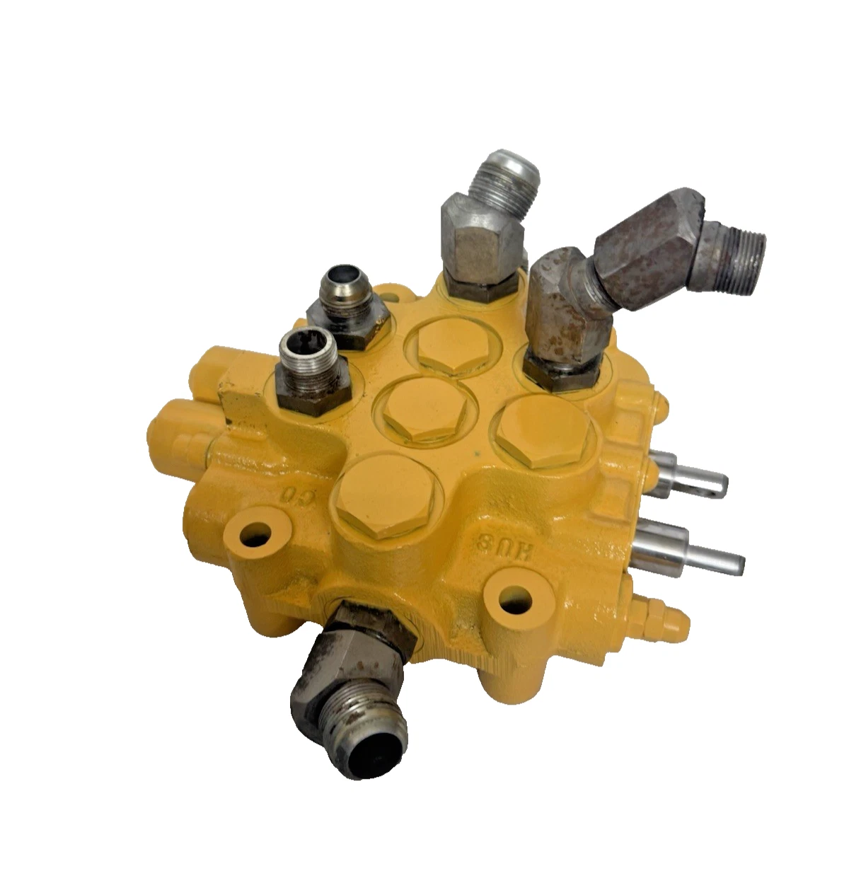Used Altec Husco 28A7 3212C Vermeer Hydraulic Valve 2 Spool Valve block 3212C 1-D-M