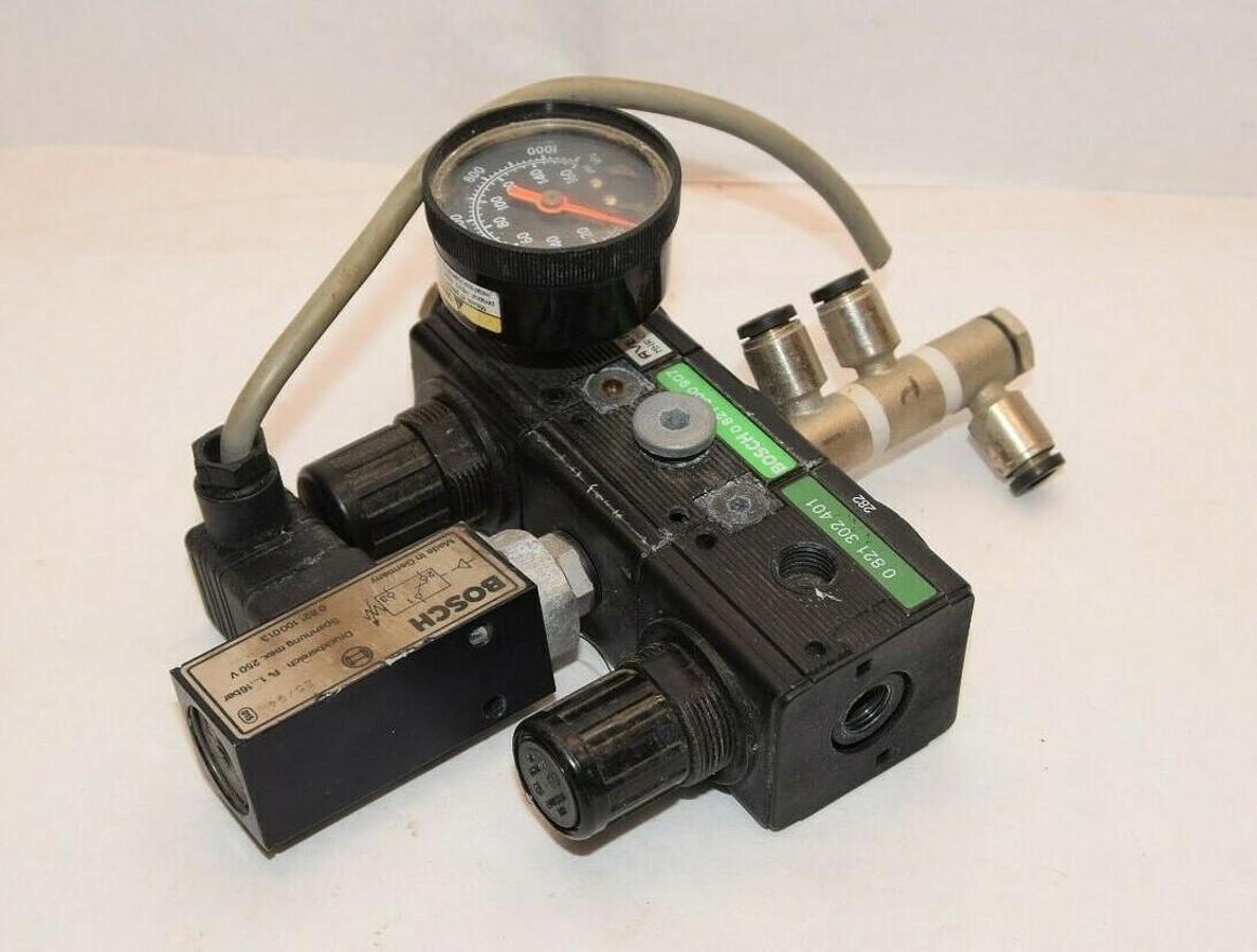 Used BOSCH 0 821 100 013, 0 821 300 907, 0 821 302 401, 0821302405 Pneumatic Unit