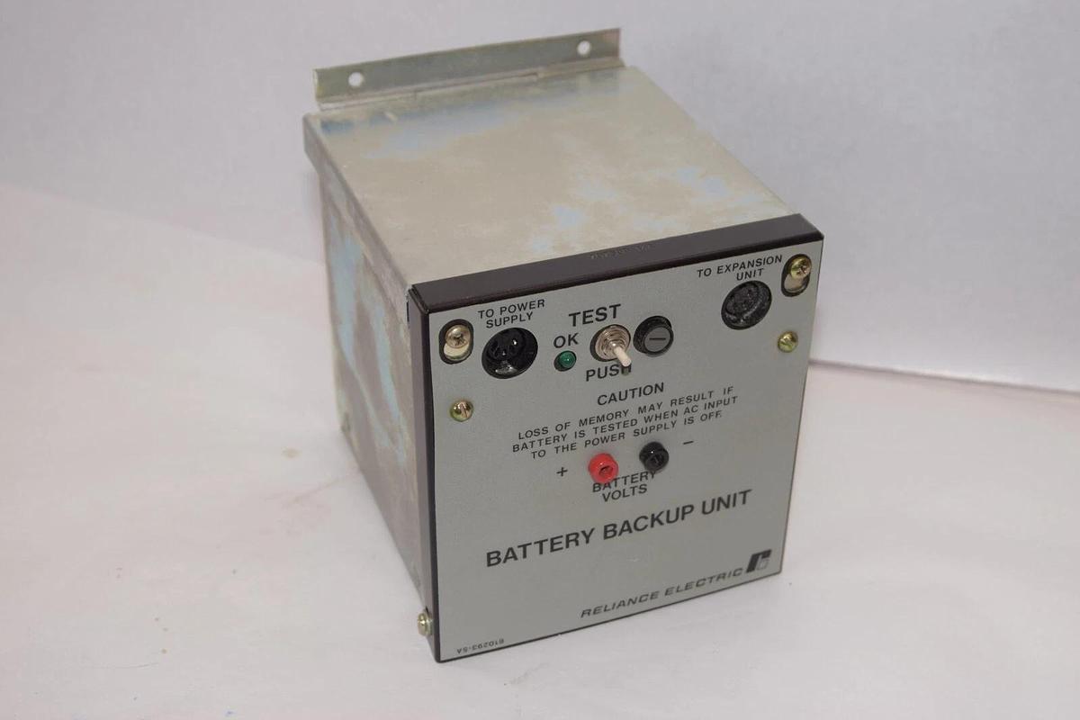 Used RELIANCE ELECTRIC 610293-5A Battery Backup Unit *No Battery*