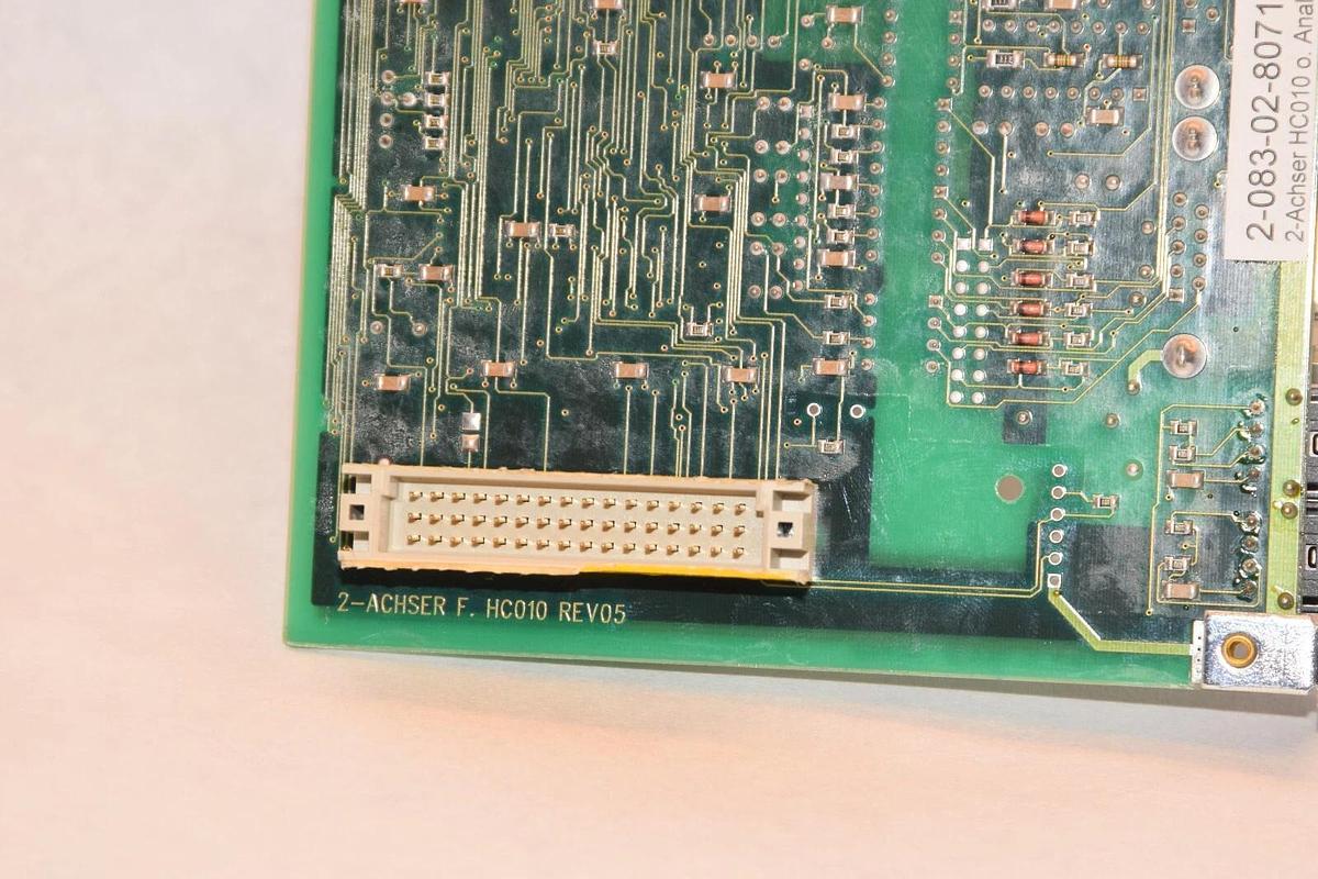 Used HOMATIC 2-083-02-8071 2-Achser F. HC010 Rev 05 Analog Control Card