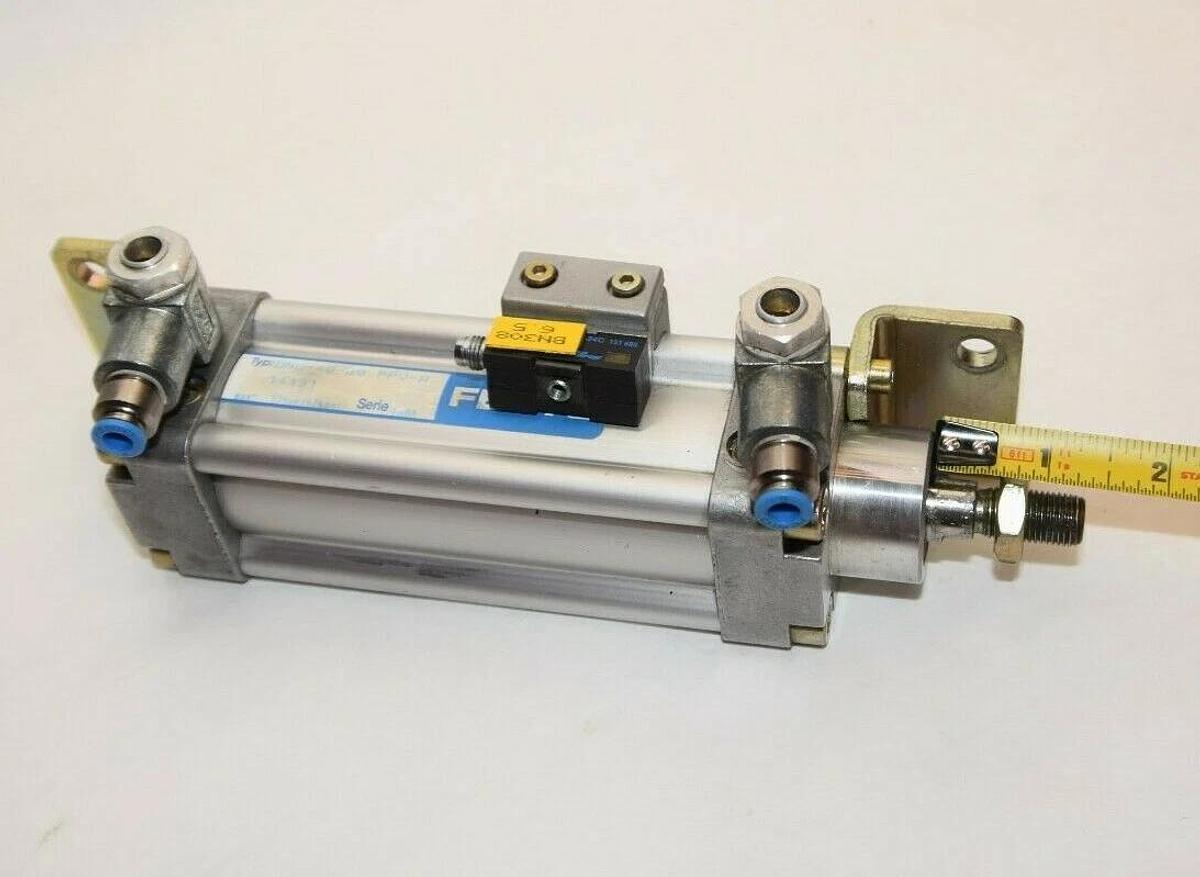 Used FESTO DNU-40-60 PPV-A 12Bar 174psi 40mm Bore 60mm Stroke Air Cylinder