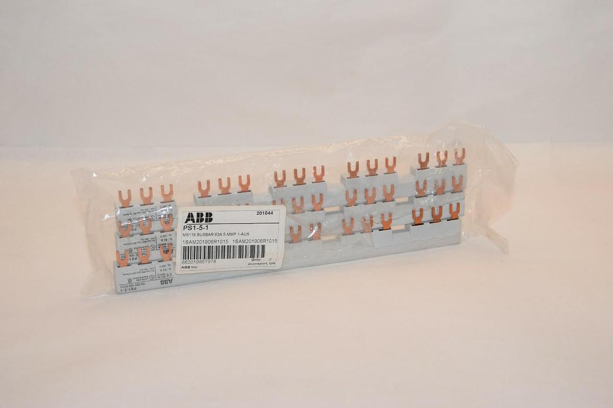 (NEW) ABB PS1-5-1 MS116 63A Busbar