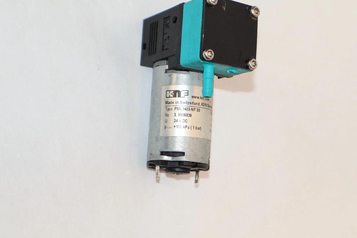 Used KNF PML1403-NF30 24Vdc Micro Liquid Diaphragm Pump