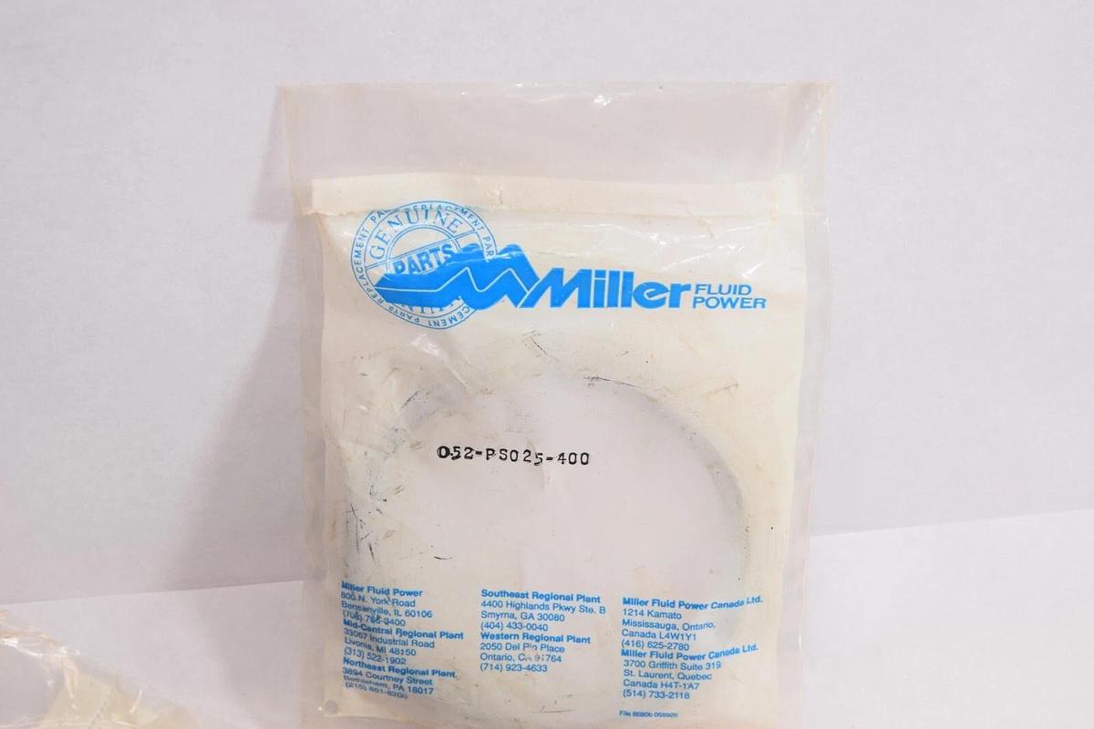 (NEW - Lot of 2) MILLER 052-PS025-400 052PS025400 Piston Seal