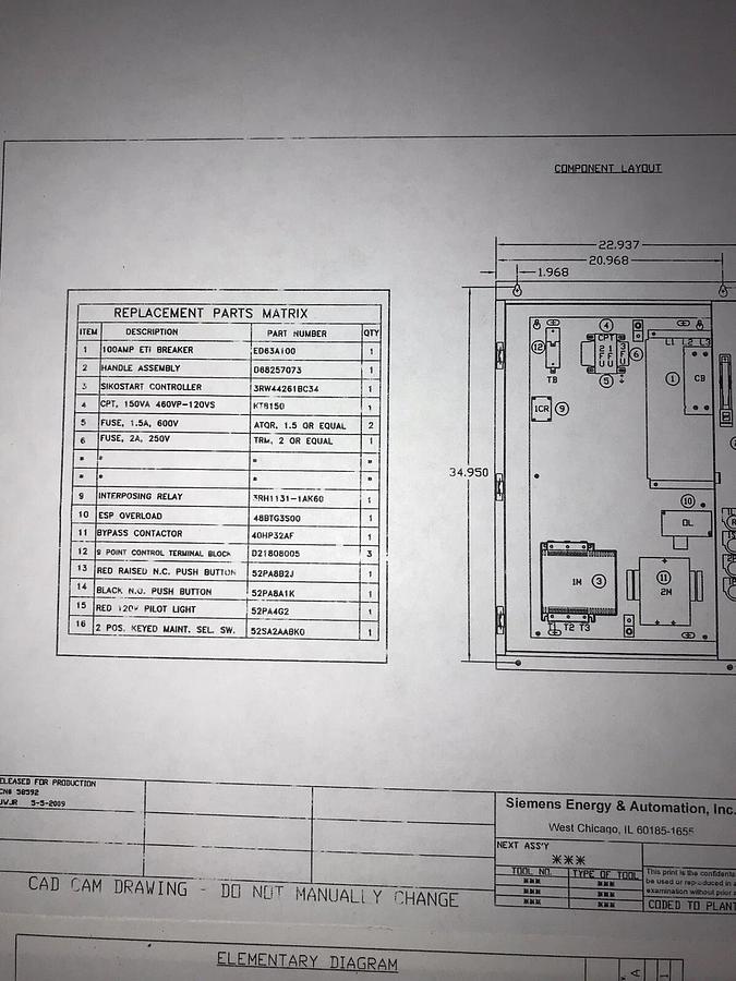 SIEMENS SoftStart Soft Starter WSACDSSRV4-50 50hp 3ph 460v 68a 74ET34EFAP (NIB)