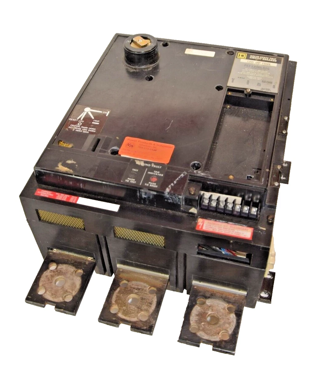 Used Square D Circuit Breaker 1200A 1200 Amp PEF1236LSIG -No trip, no handle-