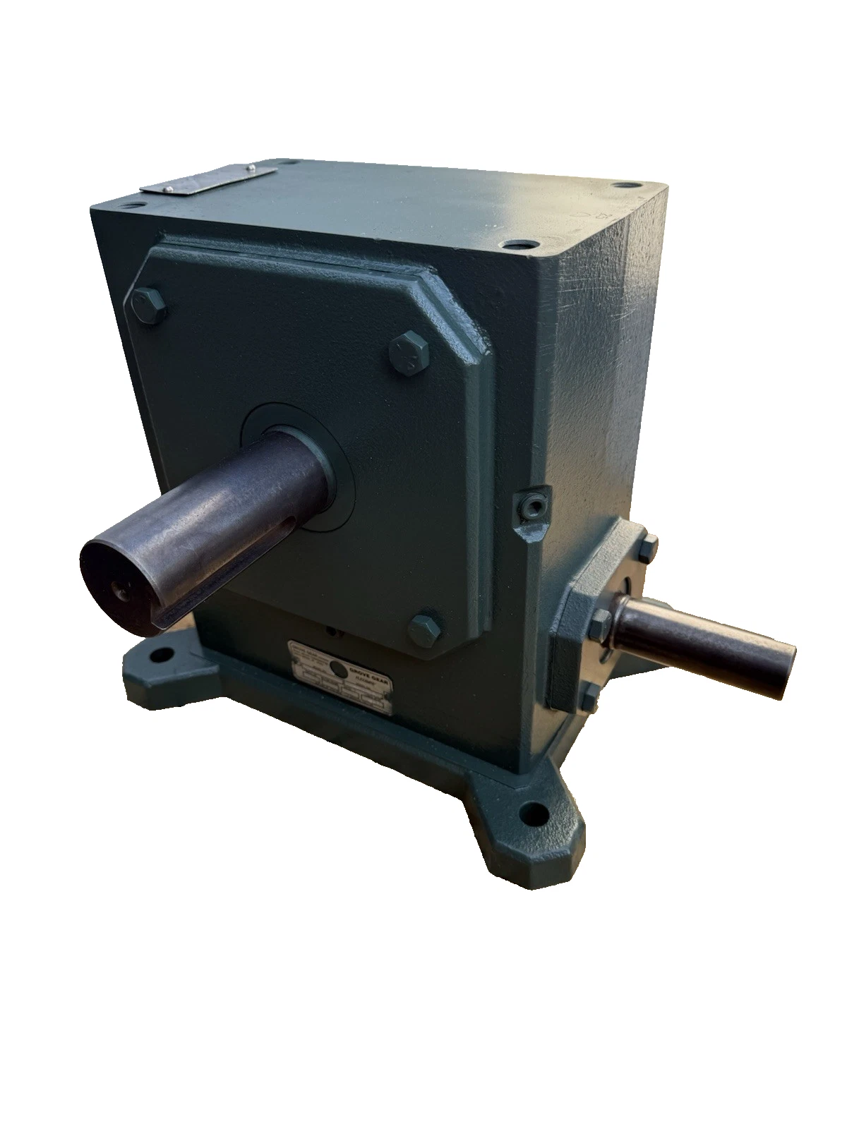 Refurbished Grove Gear Flexaline U242-1 Worm Gearbox 25:1 Speed Reducer 6.24HP 1-1/4" 1-7/8"