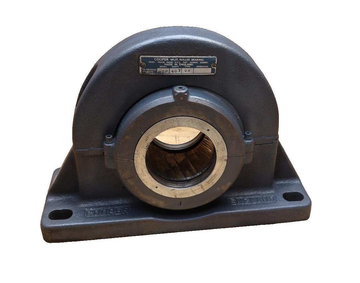 Cooper Pillow Block Bearing Housing MSP407GR MSP 407 GR MC407GR 4-7/16" NOS