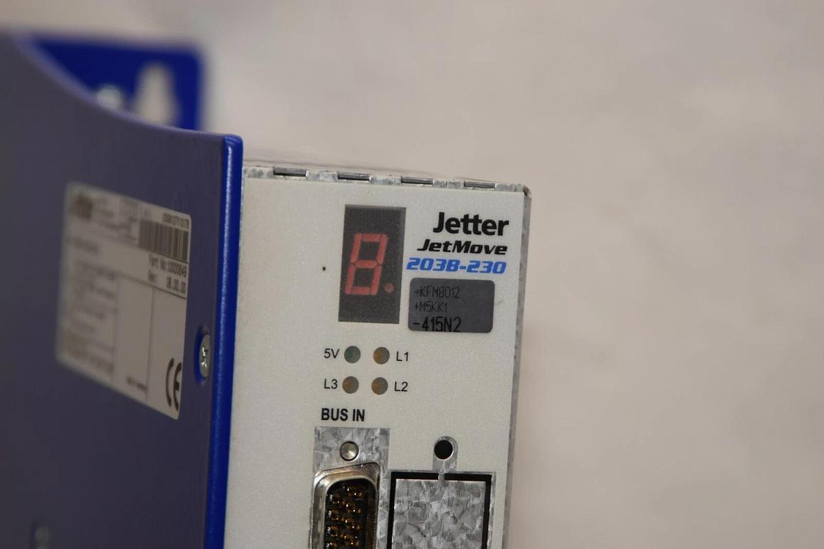 Used JETTER JM-203B-230-S1 JetMove 203B-230 230V Servo Ampilifier Drive