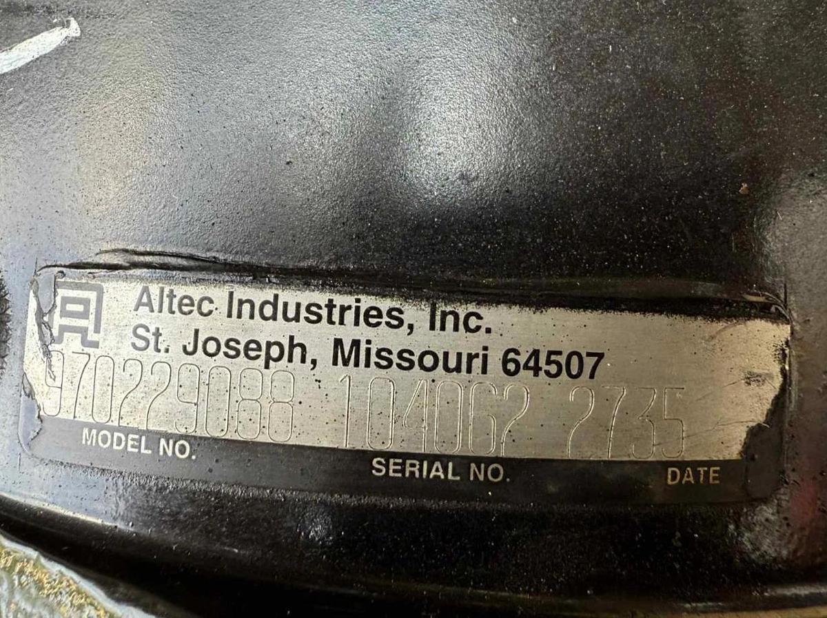 Altec Rotational Worm Gear Box Gearbox Assembly 970229088