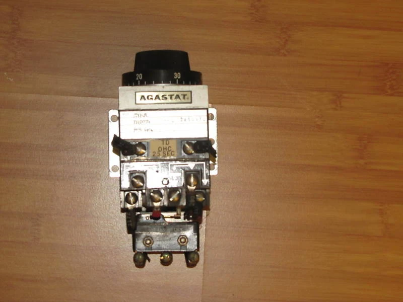 Used Agastat Timer 7012ADL 5-50 SEC. 120V Coil 7012-ADL