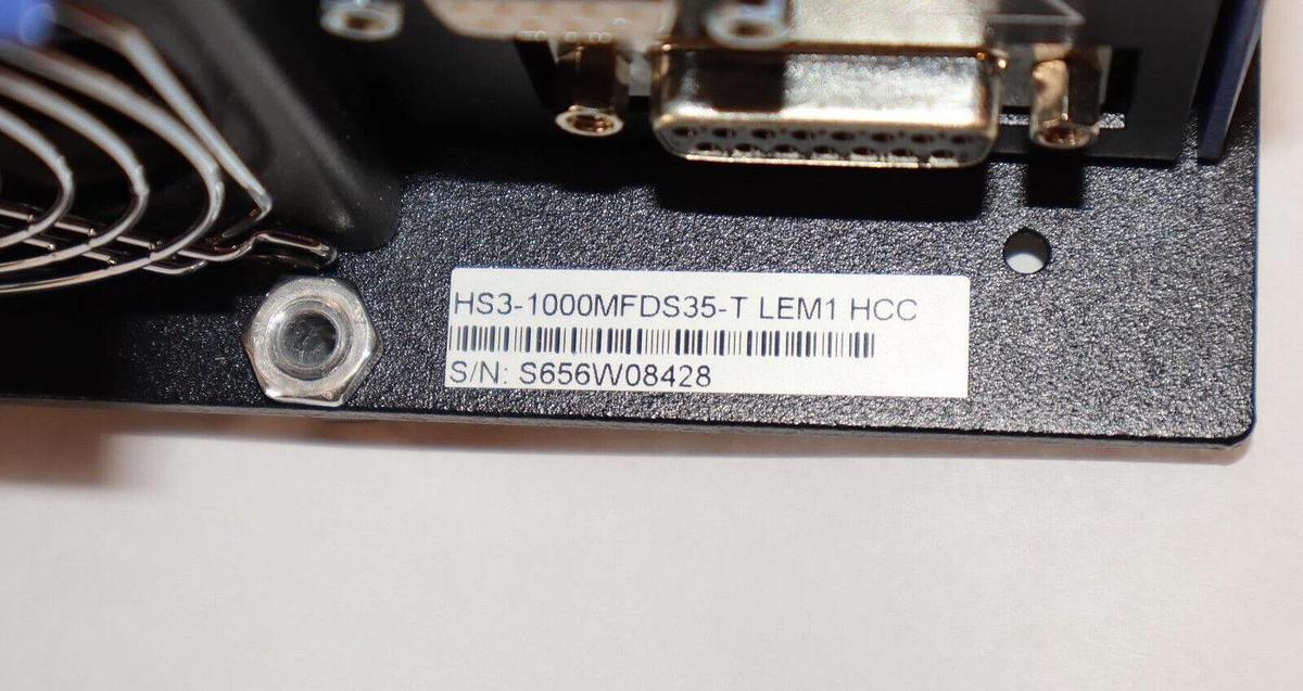 (NEW) WEBER ULTRASONICS HS3-1000MFDS35-T 230V 50/60Hz 5A Ultrasonic Welder