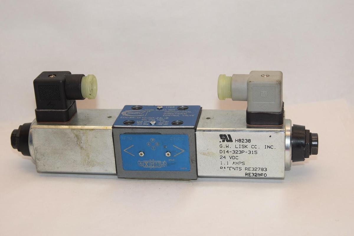 (NEW) CONTINENTAL HYDRAULICS ED03M-3F10-GD-24L-B Directional Control Valve