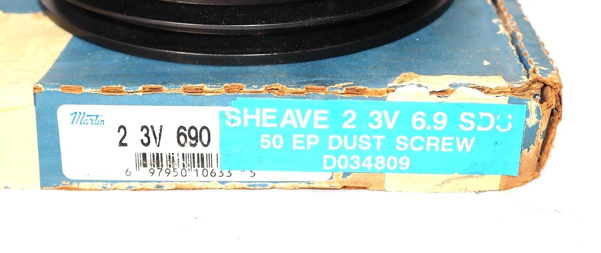(NEW) MARTIN 2 3V 690 , 23V690 3598rpm Sheave