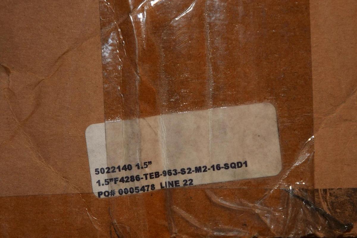 (NEW) ITT INDUSTRIES 15-F-428-6-16-963 15F428616 1-1/2" Pure-Flo Sanitary Valve