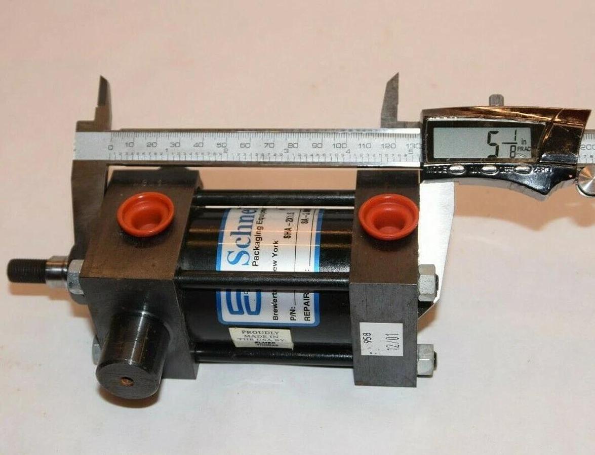 (NEW) SCHNEIDER SHA-2x1.5 2" Bore 1.5" Stroke Pneumatic Air Cylinder