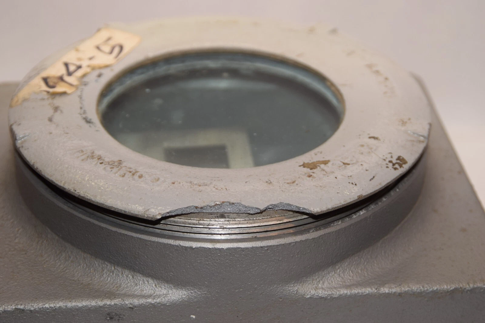 Used APPLETON 8"x9.5"x4.5" Explosion Proof Enclosure W/ Glass Cover Internal Cover