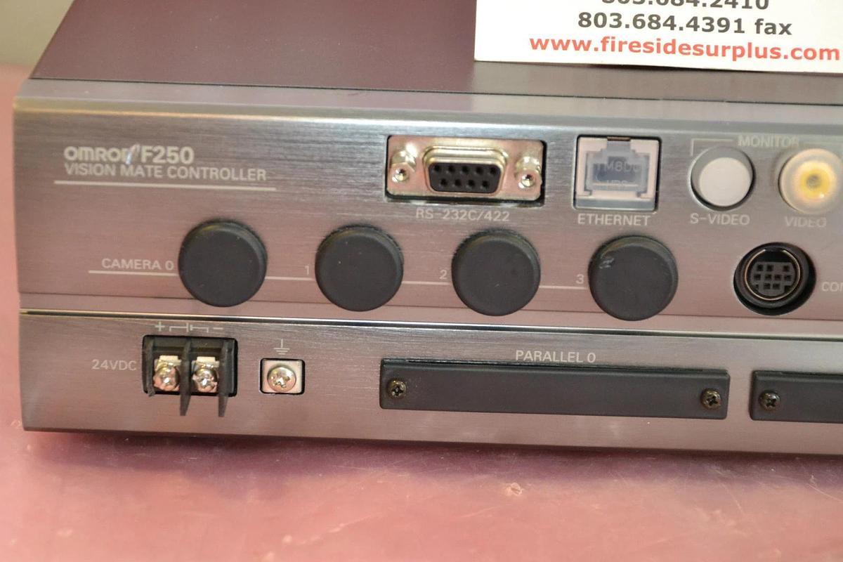 Used OMRON VISION MATE CONTROLLER F250-C55 F250 C55 F250C55 24V 24 V 3.0 A 3.0A AMPS