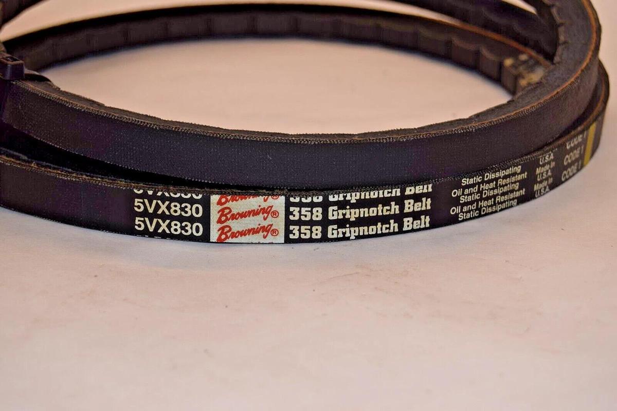(NEW) BROWNING 5VX830 358 Gripnotch Cogged V-Belt USA