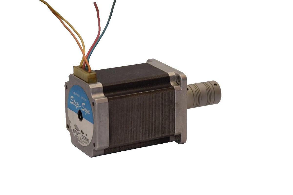 Used SANYO DENKI 6036301-2 , 60363012 Step-Syn Stepping Motor