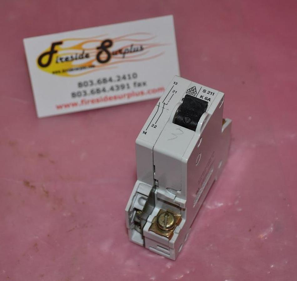 Used Stotz BBC Breaker S 211 K 6A S211 K6A 220/380v