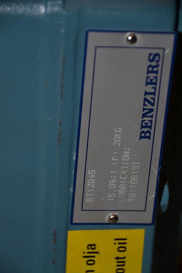 Used BENZLERS BT12045 BTU12 15,09:1 (F) 20kg  BTV12?