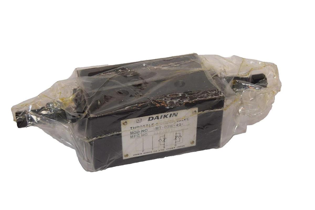 (NEW) DAIKIN MT-03W-40 , MT03W40 Throttle & Check Valve