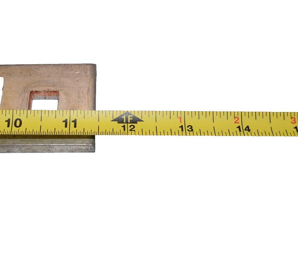 Used Buss Bar 11-1/2" x 2" x 1/4" Copper