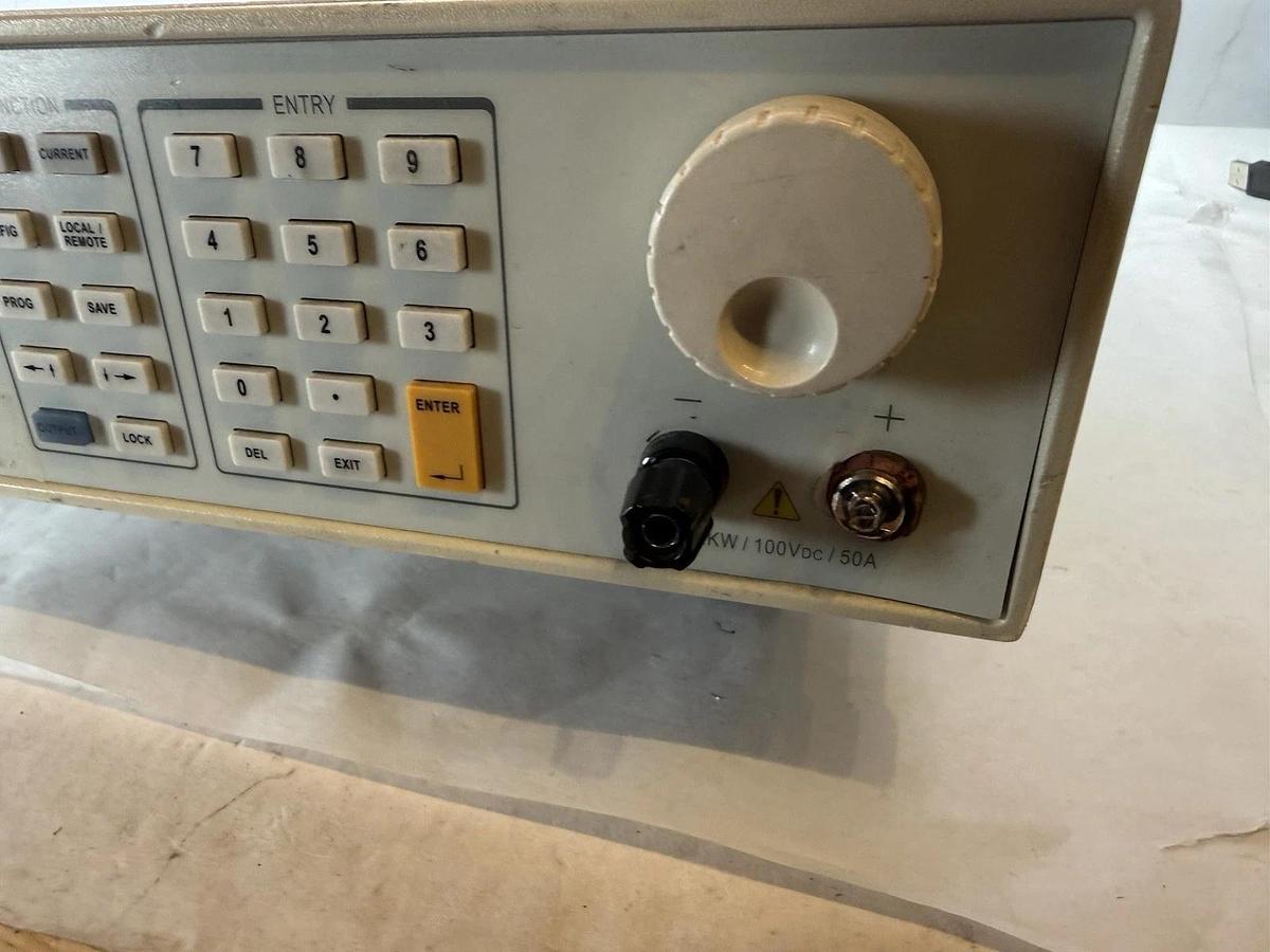 Used Chroma 62012P-100-50 Programmable DC Power Supply 100V, 50A for Parts or Repair