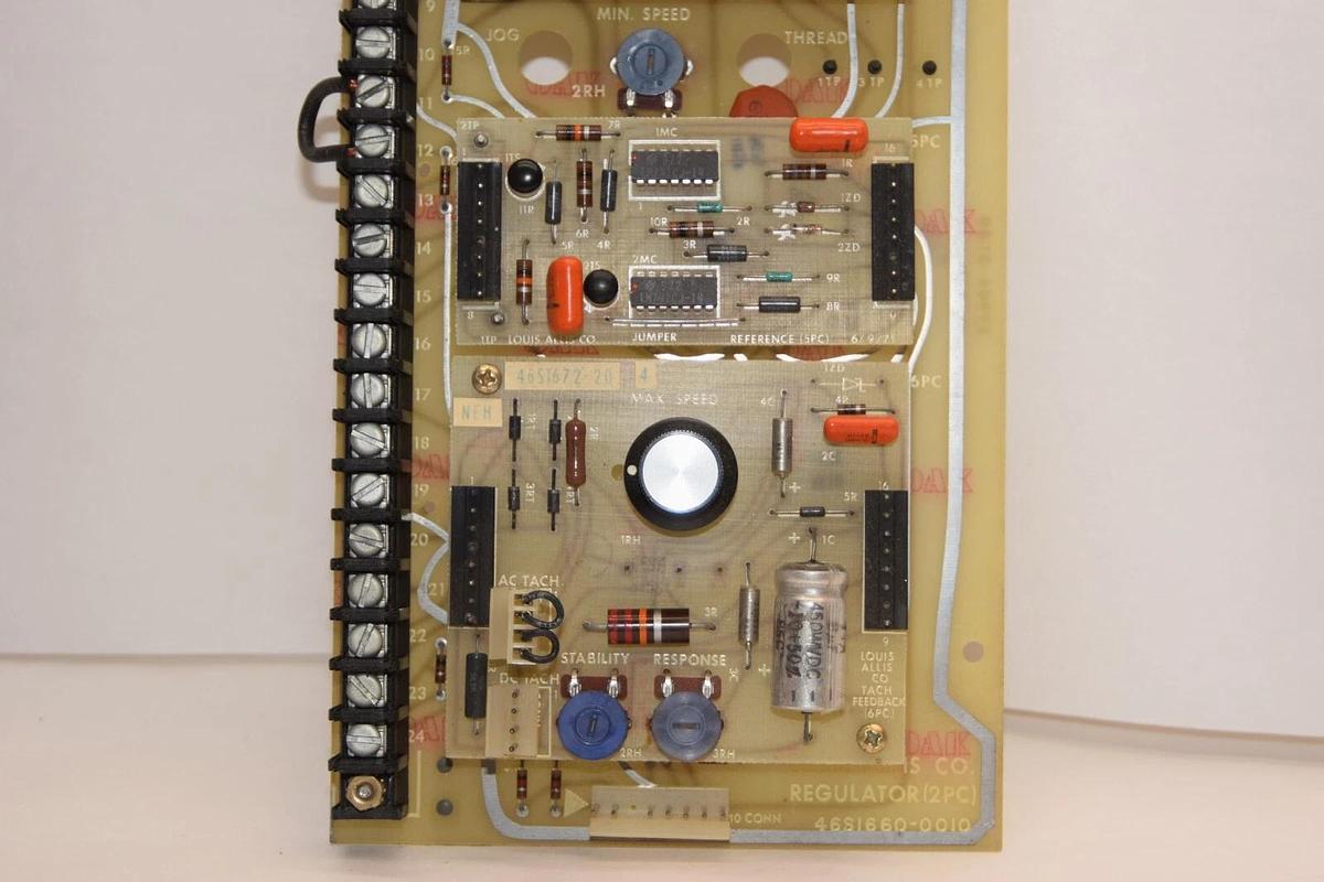 Used LOUIS ALLIS CO. 46S1660-0010 Regulator Circuit Board
