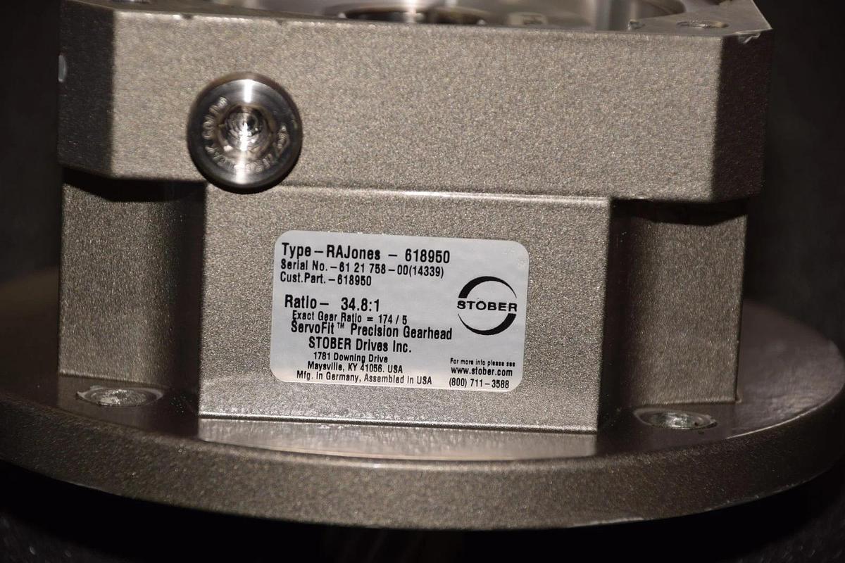 Used STOBER Drives Inc. RAJones 618950 Precision Gearhead  Ratio 34.8:1 = 174/5