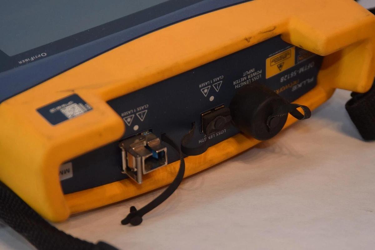 Used Fluke OF-500 OptiFiber OTDR Optical Fiber Analyzer OFTM-5612B MM Module *AS IS*