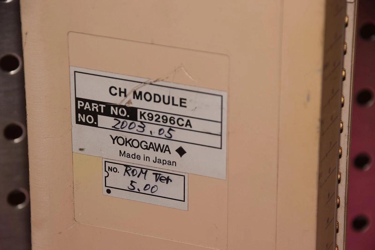 Used YOKOGAWA K9296CA 20-CHANNEL MODULE 2003.05