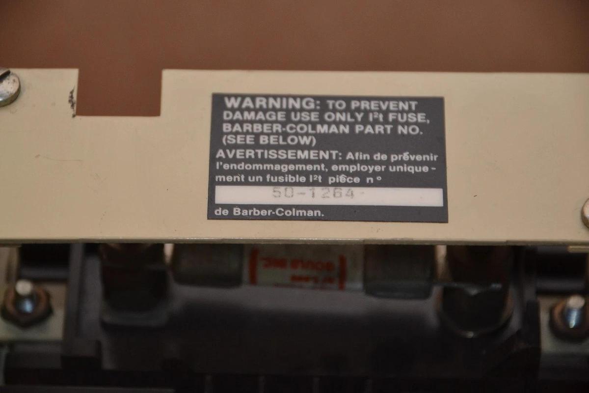 Used BARBER COLMAN CB41-01120-025-1-00 CB4101120025100 CONTACTOR SOLID STATE 25A 120V