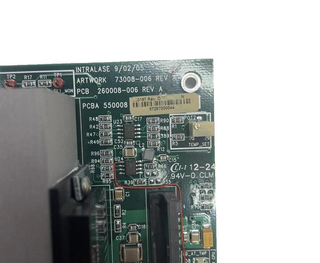 Used IntraLase Corp Artwork 73008-006 Rev A PCB 260008-006 Rev A 550008-000197