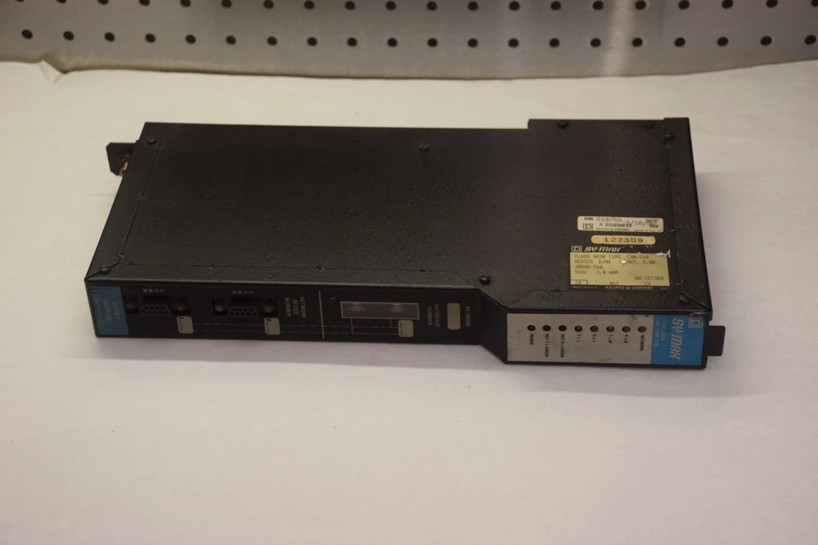 Used SQUARE D SY/MAX 8030 CRM-510 SERIES E/H1 INTERFACE MODULE