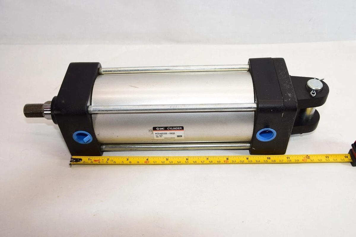 (NEW) SMC NCDA1D325-0600 250psi Pneumatic Air Cylinder